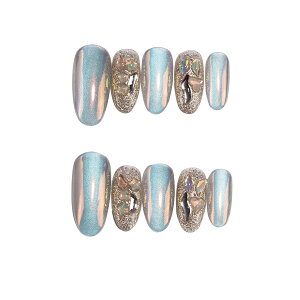 yzBIBII Nails lC`bv t 3D x̒ ԕ t ؍ lC lC`bv V[g 10 LbgAC }Olbg 100% handmade nailsŊȒP ėp\  