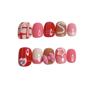 yzBIBII Nails lC`bv t 3D Z ԕ t ؍ lC lC`bv V[g 10 LbgAC }Olbg 100% handmade nailsŊȒP ėp\  킢 