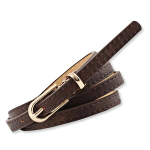 【送料無料】WHITE FANG(ホワイトファング) レザー ベルト おしゃれ ベルト カジュアル スーツ 皮 革 赤 黒 白 レディース BT025 色:11:コーヒー、サイズ:サイズ