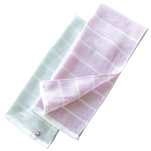 【送料無料】トップファクトリー今治 ふわ泡 ボディタオル 34×90cm 今治タオル 綿100% ガーゼ 泡立つ 色:2B(ピンク・グリーン)、サイズ:裸体サイズ:34cm×90cm/パッケージサイズ:(約)20cm×15cm