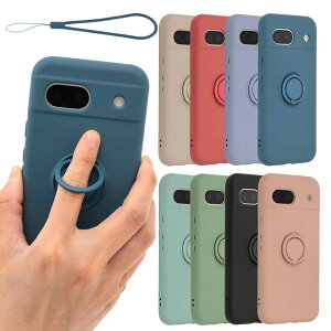 �y���������zPixel 8a �P�[�X �V���R�� �����O Google Pixel8a �\�t�g�P�[�X �J�o�[ �X�}�z�P�[�X ���^ �ی� �ϏՌ� �O�[�O�� �s�N�Z��8a au softbank docomo B016 �F�F�l�C�r�[�A�T�C�Y�FPixel 8a
