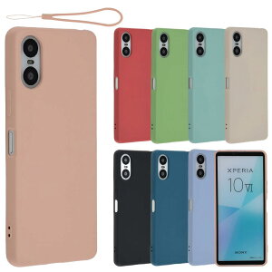 �y���������zXperia 10 VI �V���R�� �P�[�X Xperia10VI �J�o�[ �X�}�z�P�[�X ���^ �ی� �ϏՌ� SO-52E SO52E SOG14 A402SO XQ-ES44 �G�N�X�y���A10�}�[�N6 docomo au softbank UQmobile SIM�t���[ B049 �F�F�s���N�A�T�C�Y