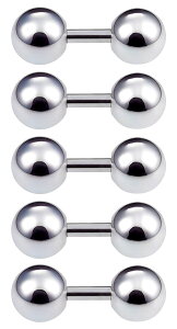 �y���������z[From da Phactory] 5�Z�b�g �T�[�W�J���X�e�����X ��s�A�X �X�g���[�g�o�[�x�� �{�f�B�s�A�X �����A�����M�[�Ή� �����ςȂ� �s�A�X �F�F�V���t�g4mm�{�[��5mm�A�T�C�Y�F20G