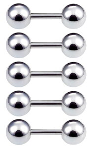 �y���������z[From da Phactory] 5�Z�b�g �T�[�W�J���X�e�����X ��s�A�X �X�g���[�g�o�[�x�� �{�f�B�s�A�X �����A�����M�[�Ή� �����ςȂ� �s�A�X �F�F�V���t�g6mm�{�[��5mm�A�T�C�Y�F20G