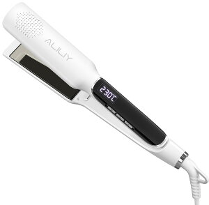 �y���������zAliliy �w�A�A�C���� 40mm�v���[�g �`�^���w�A�A�C���� �w�A�X�g���[�g�i�[ 2way �J�[��&�X�g���[�g �疜���}�C�i�X�C�I�� �X�g���[�g�A�C���� 100~230�x �ɂ܂Ȃ� �w�A�P�A �v���d�l