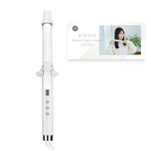 �y���������z�y����EC���� �R���{�K�C�h�u�b�N�t���z�����`KINUJO�`CURL IRON �J�[���A�C���� �S3�T�C�Y �V���N�v���[�g�̗p 11�i�K���x�؂�ւ� �C�O�Ή� �F�F�z���C�g�A�T�C�Y�F26mm