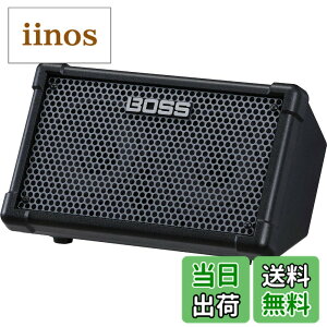 �y���������z�{�X BOSS �X�e���I�A���v CUBE Street II CUBE-ST2 BK �d�r�쓮 �y�ʐ݌v �ő�o��10W �����^�щ\ �X�g���[�g���C�u �H��p�t�H�[�}���X �g�[�N�C�x���g �}�C�N �M�^�[ �x�[�X �L���[