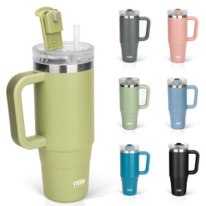 �y���������zTYESO �^���u���[ 1.2L ���� �ۗ� �X�e�����X�{�g�� �E�H�[�^�[�{�g�� �X�g���[ �����t�� �W���b�L �A�E�g�h�A �^��f�M ��d�\�� �L�� ��e�� ���� ���̎q �j�̎q 1200ml �J�[�L