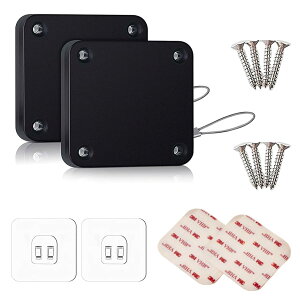 �y���������zYFFSFDC �h�A�N���[�U�[ �����h�A�N���[�U�[ ���C���[���[�v �����p �����h�A ������ ���^ �É� �\��t�� �l�W ���p ���t�� ������ ��t�ȒP 2�Z�b�g (�u���b�N 500g 2��)