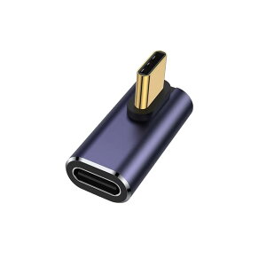 �y���������zYFFSFDC USB C �ϊ� �A�_�v�^�[ ���E 90° �~�h���x���g�y40Gbps�����f�[�^�]��&100W/5A�}���[�d& 8K@60Hz�f���o�́zL�� L�^ �^�C�vc type-c �ϊ��A�_�v�^ 90�x �I�X ���X USB C �R�l�N�^�[ �X��