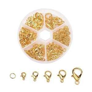 �y���������z�J�j�J�� 6��Z�b�g 5�T�C�Y 6mm 8mm 12mm �ۃJ�� �}���J�� ����Z�b�g ��b�p�[�c DIY �A�N�Z�T���[ �p�[�c �����O �n���h���C�h ��| �N���t�g ���[�P�[�X�t�� (�S�[���h)