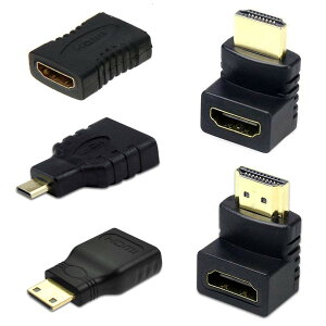 �y���������z�T���R�X HDMI�ϊ��A�_�v�^ �R�l�N�^�[ 5��ރZ�b�g mini HDMI �� micro HDMI 90° 270�x L�^ ���� �R�l�N�^�[ �S���ɑΉ�