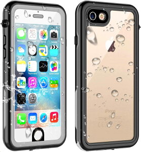 �y���������ziPhone SE3 (��3����) / SE2 (��2����)/ iPhone 8 / 7 �h���P�[�X IP68���S�h���h�o�K�i �ϏՌ� �ČR�K�i ���C�����X�[�d �w��F�؉\ �^�b�`�X�N���[���Ή� �y�� �X�g���b�v�t�� �A�E�g�h