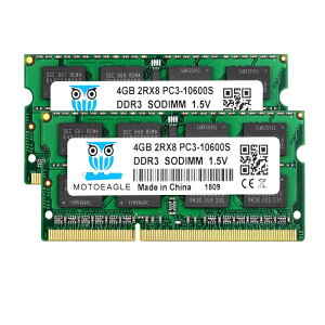 �y���������zPC3 10600 10700 4GB×2�� DDR3 1333MHz �m�[�gPC�p������1.5V 204Pin CL9 Non-ECC SO-DIMM Mac �Ή�