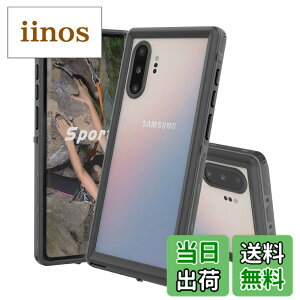 �y���������zGalaxy Note 10 Plus �h���P�[�X IP68�h���K�i �ϏՌ� �ČRMIL�K�i�擾 �M�����N�V�[ �m�[�g10�v���X �h���J�o�[ �X�g���b�v�t�� �h�� �h�o �ϐk 360°�S�����ی� Qi�[�d�Ή� ���C �J �v�[