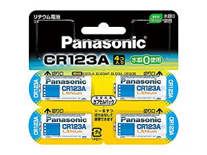 �y���������zPanasonic �J�����p���`�E���d�r CR-123AW/4P