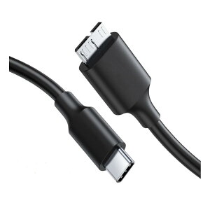 �y���������zUSB C to Micro B 3.0 �P�[�u�� 5Gbps�����f�[�^�]�� �O�t��hdd�P�[�u�� �}�C�N��B�ϊ��P�[�u�� �O�t��HDD/SSD �n�[�h�h���C�u/Galaxy S5 Note 3/MacBook Pro/�J�����ȂǂɑΉ� B�ϊ��P�[�u�� (0.5M)