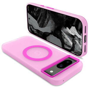 �y���������zONETIAOLONG Google Pixel8a �P�[�X MagSafe�Ή� �N���A �ϏՌ� �O�[�O�� �s�N�Z�� 8a �}�O�Z�[�t�Ή� �J�o�[ PC�w�� TPU �X�}�z�P�[�X �X�g���b�v�z�[���t�� ����~�� �����h�~�i���b�h�j