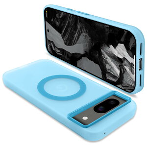 �y���������zONETIAOLONG Google Pixel8a �P�[�X MagSafe�Ή� �N���A �ϏՌ� �O�[�O�� �s�N�Z�� 8a �}�O�Z�[�t�Ή� �J�o�[ PC�w�� TPU �X�}�z�P�[�X �X�g���b�v�z�[���t�� ����~�� �����h�~�i�u���[�j