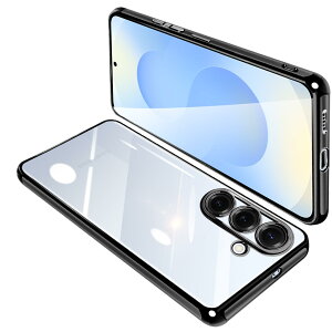 �y���������zSamsung Galaxy S25 �P�[�X �N���A SC-51F SCG31 �J�o�[ �M�����N�V�[S25 ���� �X�}�z�P�[�X �ϏՌ� �y�� ���b�L���H TPU ���^ �X�g���b�v�z�[���t�� ����~�� �����h�~�i�u���b�N�j