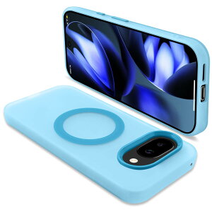 �y���������zONETIAOLONG Google Pixel9a �P�[�X MagSafe�Ή� �N���A �ϏՌ� �O�[�O�� �s�N�Z�� 9a �}�O�Z�[�t�Ή� �J�o�[ PC�w�� TPU �X�}�z�P�[�X �X�g���b�v�z�[���t�� ����~�� �����h�~�i�u���[�j