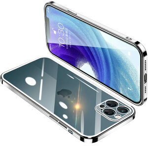 �y���������ziPhone12 Pro Max �P�[�X �N���A �A�C�t�H��12ProMax �J�o�[ ���� �X�}�z�P�[�X �ϏՌ� �y�� ���b�L���H TPU ���^ �X�g���b�v�z�[���t�� ����~�� �����h�~�i�V���o�[�j