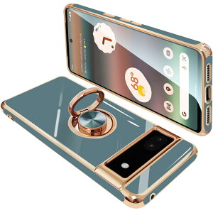 �y���������zGoogle Pixel6A �P�[�X �����O�t�� �O�[�O�� �s�N�Z�� 6A �����O �J�o�[ �ϏՌ� TPU ���b�L���H 360°��] �X�^���h�@�\ �ԍڃz���_�[ �X�g���b�v�z�[���t���i�O���[�u���[�j