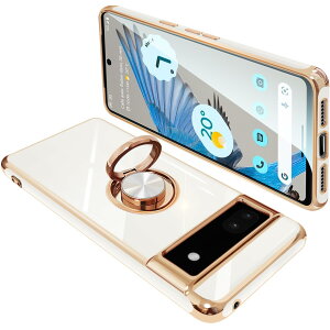 �y���������zGoogle Pixel7A �P�[�X �����O�t�� �O�[�O�� �s�N�Z�� 7A �����O �J�o�[ �ϏՌ� TPU ���b�L���H 360°��] �X�^���h�@�\ �ԍڃz���_�[ �X�g���b�v�z�[���t���i�z���C�g�j