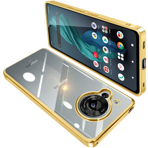 �y���������zAQUOS R7 �P�[�X SH-52C �N���A ���� �K�o�[ �X�}�z�P�[�X �ϏՌ� TPU ���^ �V���R�� �X���� �C�菝�h�~ ���ϖh�~ ���b�L���H �X�g���b�v�z�[���t��(�S�[���h)