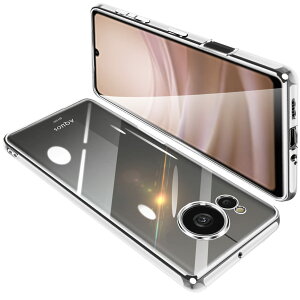 �y���������zAQUOS Sense7 �P�[�X �N���A SHG10 SH-53C �J�o�[ ���� �X�}�z�P�[�X �S�ʕی� �ϏՌ� �y�� TPU ���^ �X�g���b�v�z�[���t�� �S���� �y�� �ϋv �g�ѕ֗� �S�ʕی� ���ϖh�~�i�V���o�[�j