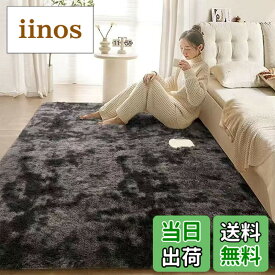 【送料無料】ラグマット カーペット ラグ 洗える シャギーラグ HOSUR 120x160cm 滑り止め付き 長方形 北欧 絨毯 低反発 ふわふわ 厚手 洗えるラグ オールシーズン(スモーキーグレー)