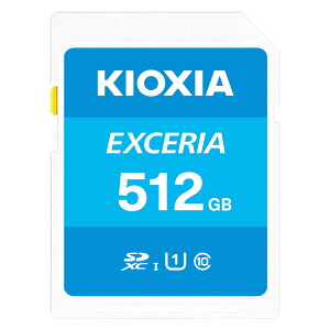 �y���������zKIOXIA(�L�I�N�V�A)�y���{���zSD�J�[�h 512GB SDXC UHS-I Class10 �Ǐo���x100MB/s �������K�i ���[�J�[5�N KLNEA512G