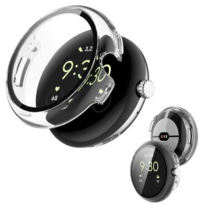 �y���������zGoogle pixel watch 3 41mm / Google Pixel Watch 2 �p �P�[�X �J�o�[ �K���X�t�C������̌^�P�[�X �yNOUKAJU�z �P�[�X �ی�t�B���� ��� �ی�P�[�X PC+�����K���X�t �ی� �J�o�[ ��̌^ �S�ʕ�