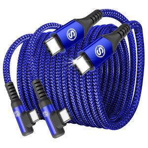 �y���������z�^�C�vc �P�[�u�� L���y2�{�Z�b�g 1m�zSweguard USB C-C �P�[�u���yPD QC3.0�Ή�60W�}���[�d�ziPhone 16 15 �[�d���[�Ԃ�[�d��A�C�t�H��16 15/��phone15 16 pro Max, MacBook Pro/Air iPad Pro�ASamsung Galax