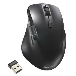 �y���������z�I�[��(OHM) �d�@PCGEAR �}�E�X ���C�����X Bluetooth �f�o�C�X3��Ή� �É� ���C�����X�}�E�X �u���b�N M�T�C�Y �T�C�h�X�N���[���{�^���t�� PC-SMBWM10 K 01-3600