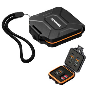 �y���������z�n�N�o HAKUBA �n�[�h�������[�J�[�h�P�[�X�X���� CFA4 �I�����W CFexpress Type A 4����microSD 8�����[ ����17mm �ϏՌ� �h�o �X�g���b�v�t ABS�����ƃN�b�V�����ނŕی� DMC-23CFA4OR 49771873716