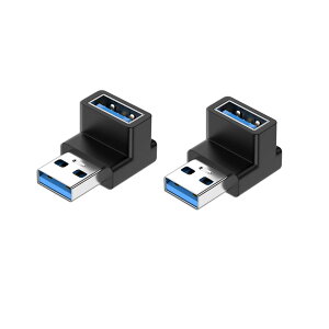 �y���������zYFFSFDC USB 3.0 �A�_�v�^ L�^ �A�_�v�^ 2�Z�b�g USB ���p�ϊ� USB Type A L���^�ϊ��A�_�v�^ ���^ �y�� �^�C�vA �I�X ���X 10Gbps �����f�[�^�`���A�_�v�^ �����d���f�[�^ �r�f�I�A�_�v�^