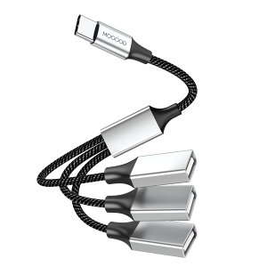 �y���������zMOGOOD USB C ����� Type C ����� USB C�I�X����3��USB���X�P�[�u���A�_�v�^ MacBook�AiPadPro Air�AMicrosoft Surface Go�APC�A�m�[�g�p�\�R���̃}���`�n�u�ɓK���Ă��܂��Ή�