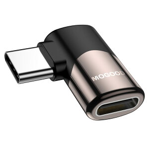�y���������zMOGOOD Type C �ϊ� �A�_�v�^�[ ���E 90° L�� USB C�I�X�΃��X USB C�G�N�X�p���_ 40Gbps�����f�[�^�]�� 8K@60Hz�f���o�� 100W/5A�}���[�d Thunderbolt�G�N�X�p���_�͏��C�b���i�AMacBook Pro�A�^