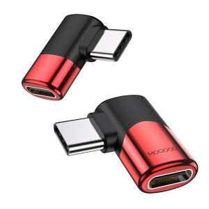 �y���������zMOGOOD Type C �ϊ� �A�_�v�^�[ ���E 90° L�� USB C�I�X�΃��X USB C�G�N�X�p���_ 40Gbps�����f�[�^�]�� 8K@60Hz�f���o�� 100W/5A�}���[�dThunderbolt�G�N�X�p���_�͏��C�b���i�AMacBook Pro�A�^