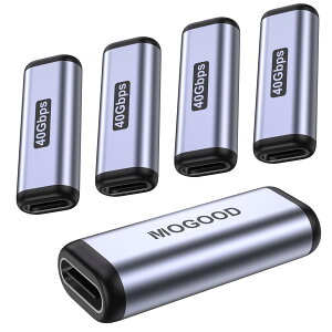 �y���������zMOGOOD USB C ���p�A�_�v�^ USB Type C �ϊ� �A�_�v�^ 5�� ���X to ���X USB Type C �����A�_�v�^ �y100W �}���[�d �� 40Gbps �����f�[�^�]�� �� 8K@60Hz�f���o�́zUSB C�}�U�[�΃}�U�[�A�_�v�^��