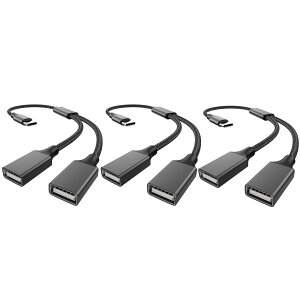 �y���������zMOGOOD USB C ����� USB C�v���O����_�u��USB�}�U�[�P�[�u���A�_�v�^ hunderbolt 3����_�u��A 2.0 OTG�[�d���z�� Type C to �_�u��USB A�A�_�v�^ hembra�ϊ���para MacBook Prol�AGalaxy S20 S22