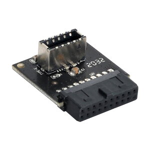 �y���������zNFHK USB 3.1�t�����g�p�l���\�P�b�g�L�[ - TYPE-E TO USB 3.0 20�s���w�b�_�[