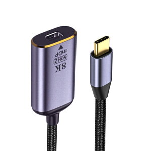 �y���������zNFHK USB4 USB-C Type-C �\�[�X����~�j�f�B�X�v���C�|�[�g Mini-DP ���X�P�[�u���f�B�X�v���C 8K 60HZ UHD 4K ���j�^�[�f�B�X�v���C