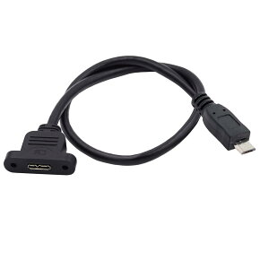 �y���������zNFHK Micro USB 2.0 5Pin �I�X - Micro 3.0 Type-B ���X �l�W�}�E���g�������P�[�u�� 480Mbps