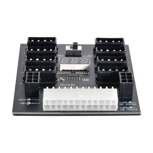 �y���������zNFHK ATX PSU �T�[�o�[�d���{�[�h 24�s�� - IDE 8X 4�s�� +2X 6�s�� �`�A ETH BTC �}�C�j���O�}�C�i�[�p�d���{�[�h