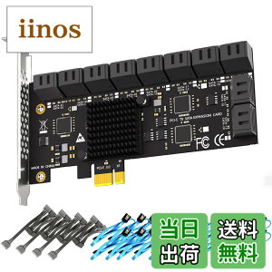 �y���������zGLOTRENDS SA3120-C 20�|�[�g ���݃{�[�h PCIe X1 SATA�g���J�[�h�ASATA����ѓd���P�[�u���t���AWindows�ALinux�AMac OS�ANAS�Ή�