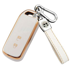 �y���������z[ZANEKO] N-BOX�L�[�P�[�X�K���z���_ NBOX�X�}�[�g�L�[�P�[�X N-BOX N-ONE N-WGN N-���S���L�[�J�o�[ NBOX�J�X�^�� N-VAN JF1 JF2 JF3 JF4�L�[�z���_�[ (2�{�^���A�z���C�g)