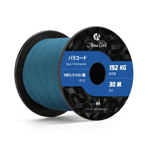 �y���������zAbma Cord �p���R�[�h 3mm 3�c 30m 100���i�C���� ���[�v �҂� �L�����v �A�E�g�h�A�p �ω׏d192kg