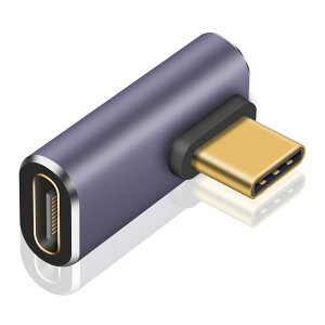 �y���������zPoyiccot L�� USB-C �A�_�v�^�AUSB-C �I�X���X L���A�_�v�^ 40Gbps �y100 W/3A�}���[�d USB3.1 PD�Ή� 8K / 60Hz �zUSB-C ���� L���A�_�v�^ L�� Type-C USB �R�l�N�^�[MacBook Pro Air iPad Pro Galaxy S21 S20 �Ȃ�
